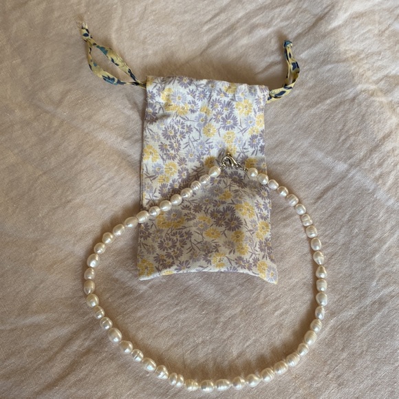 NWOT Christy Dawn natural pearl necklace - Picture 5 of 5